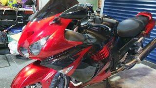 KAWASAKI ZZR1400 ZX14 FIRST LOOK OVER REVIEW