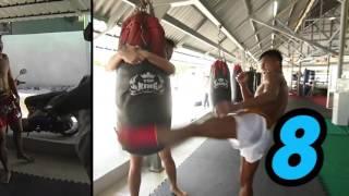 The power of the kicks of the "White Lotus" Buakaw