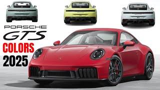 2025 Porsche 911 Carrera GTS Colors 3D View