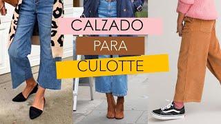 Con qué ZAPATOS usar PANTALONES ANCHOS, culotte, palazzo, etc en otoño-invierno| Joana Patikas