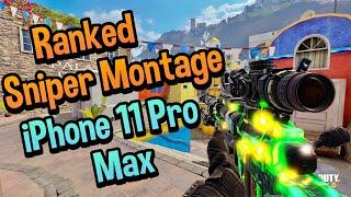 Legendary Ranked Sniper Montage| iPhone 11 Pro Max|COD Mobile