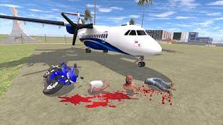 Franklin Airoplane Accident ll Indian Bike Driving 3d