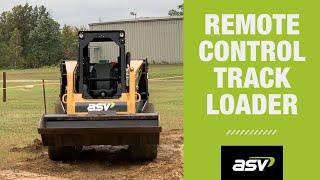 ASV Tests a Remote-Control RT-120 Posi-Track® Loader