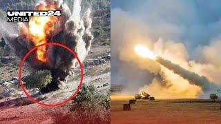 HIMARS Destroys a Huge Russian Convoy! Rare Footage of the Most Spectacular & Effective Strikes