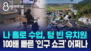 서울의 6배 크기인데…100배 빠른 인구 쇼크 / SBS 8뉴스