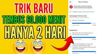 Tembus 60.000 menit hanya 2 HARI persyaratan iklan in-stream