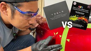 Tesla Paint Touch Up vs Dr. Color Chip Kit - TESBROS