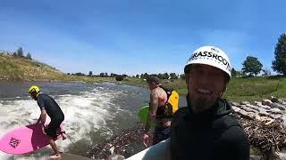 River surfing River Run Park Colorado