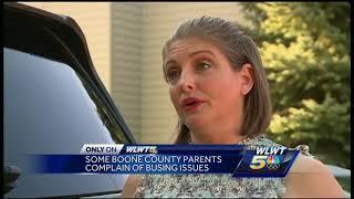 Boone County school parents upset over busing delays