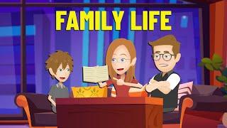 Family Life Conversation | Practice English Speaking and Listening with Motivational Story