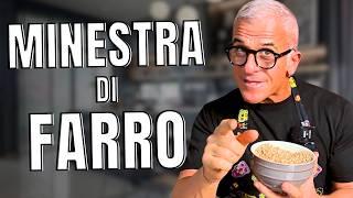 Minestra di Farro con Broccoli ripassati | Facile e veloce | Ricetta di Chef Max Mariola