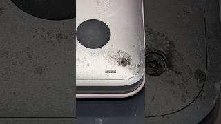Filthy MacBook Air thermal paste change (gross) #pc #tech #technology #shorts #MacBook