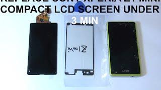 How to Replace Sony xperia Z1 compact mini LCD Screen - CrocFIX