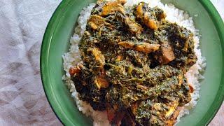 This is the best recipe on how to cook Sierra Leone krain krain.