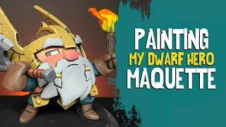 Blueline Design Children's Book Character Concept Painting Dwarf Maquette