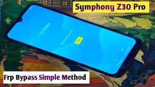 Symphony Z30 Pro Frp Bypass 2024 || Symphony 2024 Latest Frp Bypass New Method