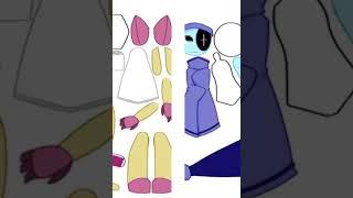 Dandy’s world paper doll templates (use staples to make moveable limbs