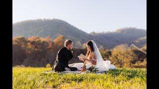 Dreamy Mountain Elopement | Private Airbnb Wedding Film