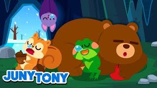 Animals In Hibernation | Getting Ready to Hibernate! | Animal Songs | Kids Songs | JunyTony