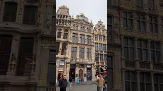 Brussels - Christmas walking tour (Full video on my channel) #brussels #belgium #walkingtour