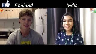 Cambly English Conversation #44 with lovely tutor from England | Adrija Biswas