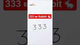 How to draw rabbit | Easy rabbit drawing | Rabbit drawing easy | #drawing #art #shorts