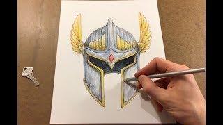 Drawing a Paladin Helm