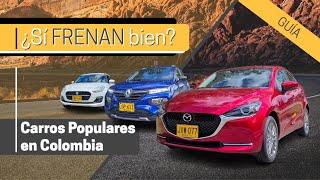 Carros populares en Colombia, ¿Sí FRENAN bien?