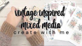 Create Vintage-Inspired Pockets & Vignettes | Italian Influence Collage Sheets