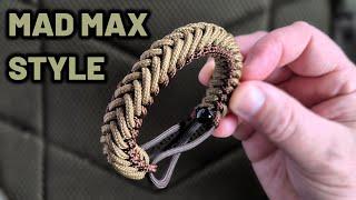 How To Make The Plucky Falls MAD MAX STYLE Paracord Survival Bracelet Tutorial