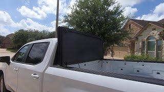 Rough Contry Tri-fold Hard Top Install 19-24 Silverado 6'7" Bed