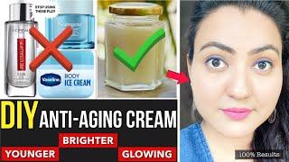 DIY Skin Brightening Anti-Aging Cream For Hydrating and Glowing Skin | DIY hyaluronic acid Cream