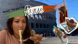 EATING ITALIAN FOOD IN ROME | What To Eat In Rome, Italy | Italy Food Tour