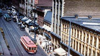 Ottawa, Canada 1930s in color [60fps,Remastered] w/sound design Added