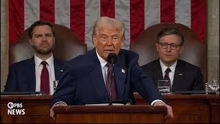 WATCH: Trump pledges to end war in Ukraine | 2025 Trump address to Congress