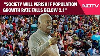 RSS Chief Mohan Bhagwat: "Society Will Perish If Population Growth Rate Falls Below 2.1"