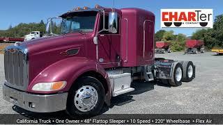 2012 Peterbilt 384 3 Axle  48" Flattop Sleeper For Sale I CharterTrucks.com -  U12058