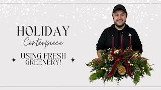 How to make an EASY holiday centerpiece!