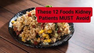 12 Foods to Avoid in Kidney Disease || Hindi || Wellness Munch || Dr. Soma Chakrabarty