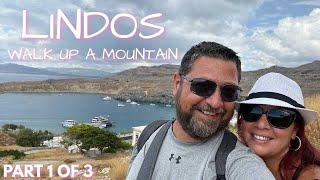 Walking Tour of Lindos, Rhodes, Greece – Road to Lindos Acropolis