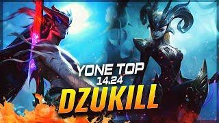 Dzukill - Yone vs Camille TOP #2 Patch 14.24 - Grandmaster Yone Gameplay