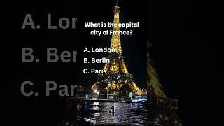 The Enchanting Capital of France || Test Your Knowledge with These Quick Questions! #usebrains