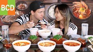  Eating EVERY LEVEL at BCD Tofu House · YB vs. FOOD