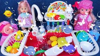 10 Minutes Satisfying with Unboxing Kitchen Sink Playset，Cooking Toys ASMR | Review Toys