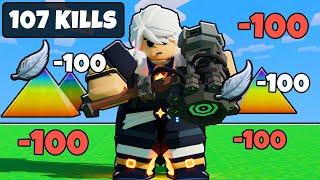 Prismatic Backpack + Mass Hammer + Zephyr Kit DESTROY Everyone.. (Roblox Bedwars)