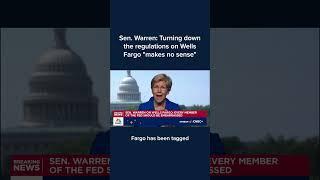 Sen. Warren: Turning down the regulations on Wells Fargo 'makes no sense'
