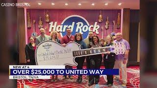 Casino Bristol donates $25k to United Way