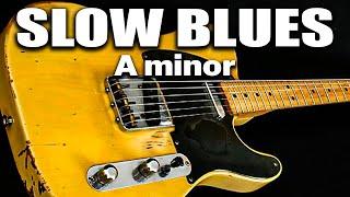 Intense Slow Blues Backing Track in A minor | SZBT 1057