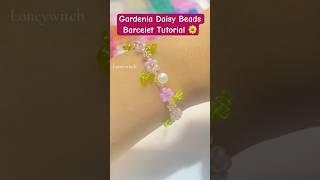 Daisy Beads Bracelet tutorial #shorts #tredingshorts #diy #craft #diycrafts #beads #tutorial