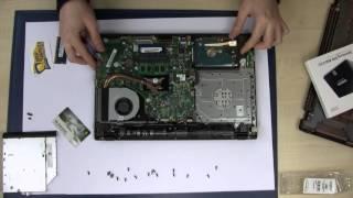 Acer Aspire E15 Series E5 573 573g V5 RAM memory Arbeitsspeicher SSD HDD Upgrade Tutorial